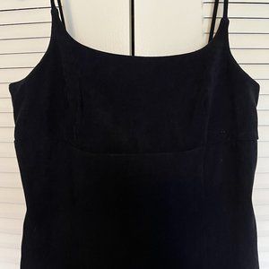 🎉🎉Price Reduced🎉🎉Brioche California Black Spaghetti Strap Dress w/Hem ‘Cutouts’